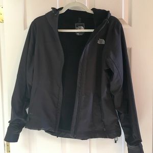 The North Face | Black Fleece Lined Hooded Jacket